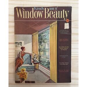 Kirsch Guide to Window Beauty Magazine 1961 Vintage Decor
